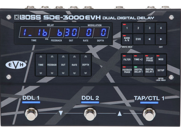<b>BOSS SDE-3000 EVH DUAL DIGITAL DELAY LIMITED EDITION EVH EDDIE VAN HALEN</b> <b>BOSS SDE-3000 EVH DUAL DIGITAL DELAY LIMITED EDITION EVH EDDIE VAN HALEN</b>